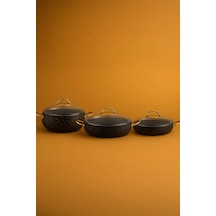Yunusoğlu Home Granit 6 Parça Tencere Seti 2.5 L X 4.5 L X 6.5 L