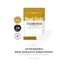 15 Çift Nemlendirici Aydınlatıcı Altın İçeren Göz Altı Maske Seti Real Gold Eye Zone Patch