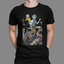Rick And Morty Tshirt Bisiklet Yaka (551813017)
