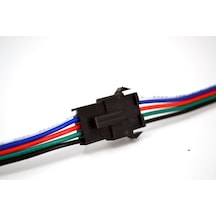 1 Takım 5 Pin Kablolu JST LED Konnektör Elektrik Soketi MT-ES05
