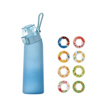 Sones 700 Ml Spor Su Şişesi Tritan Bpa İçermeyen Meyve Kokulu Su Bardağı 8 Koku Halkası Mavi