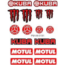 Kuba Tasarım A4 Çoklu Sticker Seti Diğer