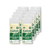 Kafem Bambu Çöp Şiş 15 cm 3 mm 100 Lü X 10 Paket