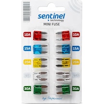 Karışık Mini Bıçak Sigorta 10'lü Paket 25