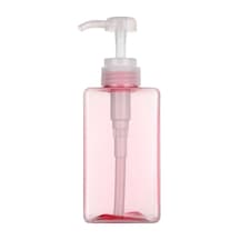 Pink-650ml--650ml Kare Şeffaf Şişe Sıvı Sabun Şanti Köpük Noktaları Şişeleme Şampuan Losyon Duş Jeli Pompası Bottlesnding