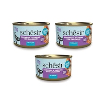 Schesir Sardalya İle Uskumrulu Sos İçinde Tamamlayıcı Kedi Konservesi 70 G X 3 Adet