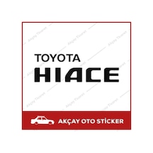 Hiace Toyota Sticker Toyota Oto Sticker Araba Sticker