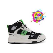 Cool King Jorans Uzun Boğazlı Ortopedik Taban Unisex Çocuk Spor Ayakkabı Yeşil