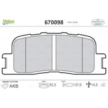 Ford C-max Arka Fren Balatasi 2004-2019 Valeo 670098