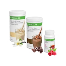 Herbalife Shake Vanilya 1 Çikolata 1 Çay Ahududu - Aloe Ve Thermo