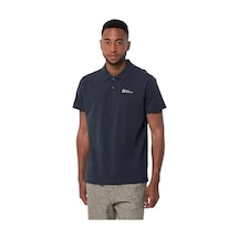 Jack Wolfskin Essential Polo M Erkek Polo T-shirt 1809301tr Antrasit - Lacivert