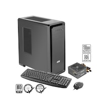 Green Pars Evo Skd 1x120mm 1x3.2 2x2.0 Usb Bilgisayar Kasası 350w 80+ Standart Sertifikalı Ups + Klavye + Mouse