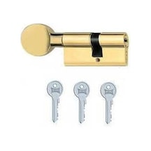 Kale Kilit 164 Gm Standart Silindir Mandallı Barel - Sarı 68 Mm