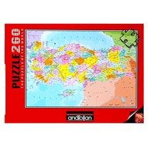 Anatolian Puzzle 260 Parça Türkiye Siyasi Haritası 3269