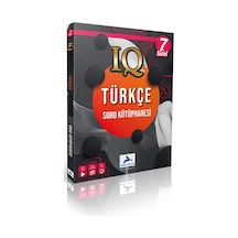 7.Sınıf Türkçe IQ Soru Kütüphanesi -  PRF Paraf Yayınları