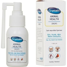 Crystalin Animal Health-Drop Köpek Göz - Kulak ve Ağız Bakım Solüsyonu 50 ML