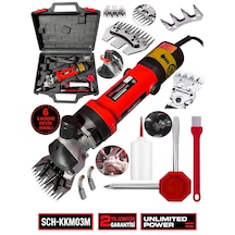Schmıtzer Sch-kkm03k Pro Seri Metal Şanzuman Profesyonel Koyun Keçi Kırpma-kırkma Makinası 6 Kademe Devir Ayarlı