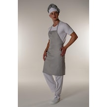 Siyah Piyedepul Aşçı Ve Mutfak Askılı Önlük-Siyah