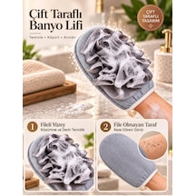 Duş Fileli Çift Taraflı Banyo Kesesi Hamam Kesesi Ölü Deri Çıkarıcı Kese Tüm Vücut Kesesi Diğer