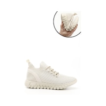 Gönderi(R) Gönderi R Triko Bağcıklı Memory Foam Tabanlıklı Comfort Sneaker Nude
