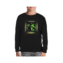 Lord Tshirt Minecraft 5 Siyah Çocuk Sweatshirt Siyah