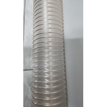MEGAFLEKS POLİÜRETAN BAKIR TELLİ  ŞEFFAF HORTUM 90MMx10MT PU 070