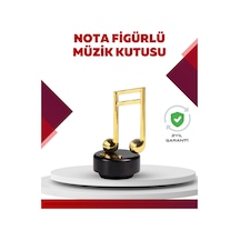 Flzdgnkr Altın Nota Temalı Müzik Kutusu Müzikli Hediyelik