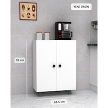 Çok Amaçlı Dolap Mutfak Dolabı Kiler Dolabı Banyo Dolabı 95x68.5