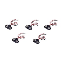 9 Volt Pil Başlığı 10 Cm Kablolu, 5 Adet, Ic-232