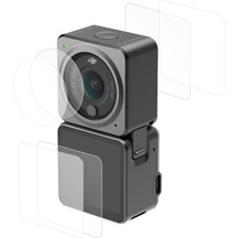 Güç Versiyonu 2 Set Ewb9033 2 Kamera Lens Koruyucu Film Hd Djı Action 2 Spor Kamerası İçin Temperli Cam Ekran Koruyucu