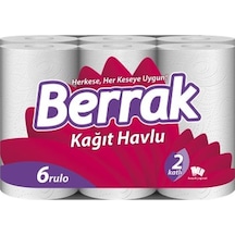 Berrak Rulo Kağıt Havlu 6'lı 4 Paket