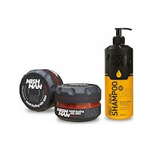09 Saç Şekillendirici Ultra Sert Parlak Wax 150 Ml X 3 Adet/ + 400 Ml Tuzsuz Şampuan Hediye