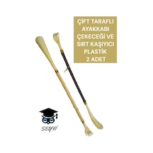 Çift Taraflı Ayakkabı Çekeceği Ve Sırt Kaşıyıcı Plastik 2 Adet