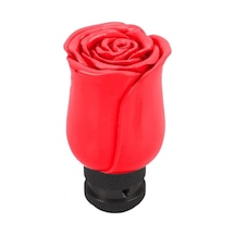 Wondernest Vites Topuzu Sones Şekilli Otomatik Manuel Kırmızı Gül Evrensel Çiçek Araç Araba Fp Kırmızı