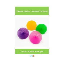 Kaymaz Parmak Yüzük Girişi İle Yumuşak Plastik Kedi Köpek Yıkama Fırçası