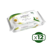 Softline Fresher Sensitive Papatya Özlü Islak Mendil 90'lı 12 Li