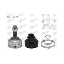 Peugeot Partner 1.9 D Absli 29 Dis 25x34x58,4 Uzunluk 135 Mm 1996-2008 Aks Kafasi Sol-sag On Dis