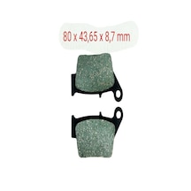 Xmax 250 Uyumlu Arka Fren Disk Balatası Fa678 2014-2016 Yeşil