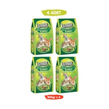 Özel Tahıllı Premium Vitaminli Tavşan Yemi 500gr X 4 Adet