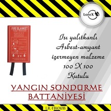 Lorex Lr-Fb1010B Yangın Battaniyesi 100 x 100