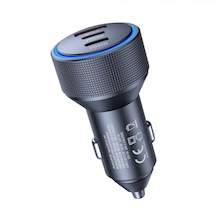 HP-780 105 Watt Araç Içi Şarj Cihazı 3.1A Pd 45 Watt Fast Hızlı Şarj Aleti Metal Çakmaklık Şarj Type C 3-Port Işıklı