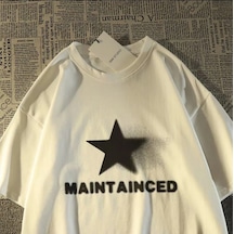 Maıntaınced T-shırt Oversize Beyaz