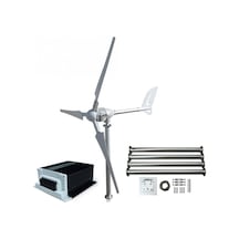 İsta Breeze İ-700 W 12v/24v/48v Rüzgar Türbini + Hibrit Şarj Kontrol Cihazı + Direk Seti