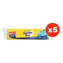 Koroplast Güçlü Jumbo Boy 10Lu Çöp Torbası X 5 Paket