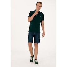 U.S. Polo Assn. Erkek Mavi Jean Şort 50304364-DN0030