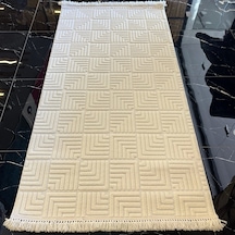 Hoom Rugs Design 1062 Krem Yumuşak Dokulu Desensiz İskandinav Halı Krem