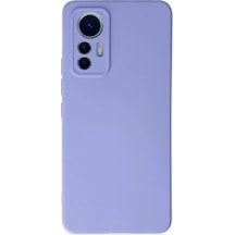 Ilkeshop Newface Xiaomi Mi 12 Lite Kılıf Nano İçi Kadife Silikon - Lila