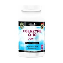 Coenzyme Q-10 200 Mg Hyoluronic Acid Resveretrol 180 Tablet
