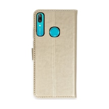 Y6 Prime Kılıf Trend S Plus Kapaklı Kılıf - Gold Bzsxx00 1