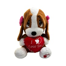 Halley Peluş Üzgün Köpek 60 Cm 22100 Kahverengi Çok Renkli